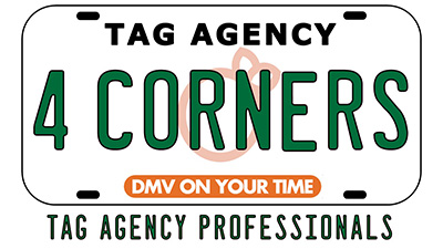 4 Corners Tag Agency logo